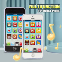 Sujosa Yphone black toy phone for toddlers with soft colored lights - view 3