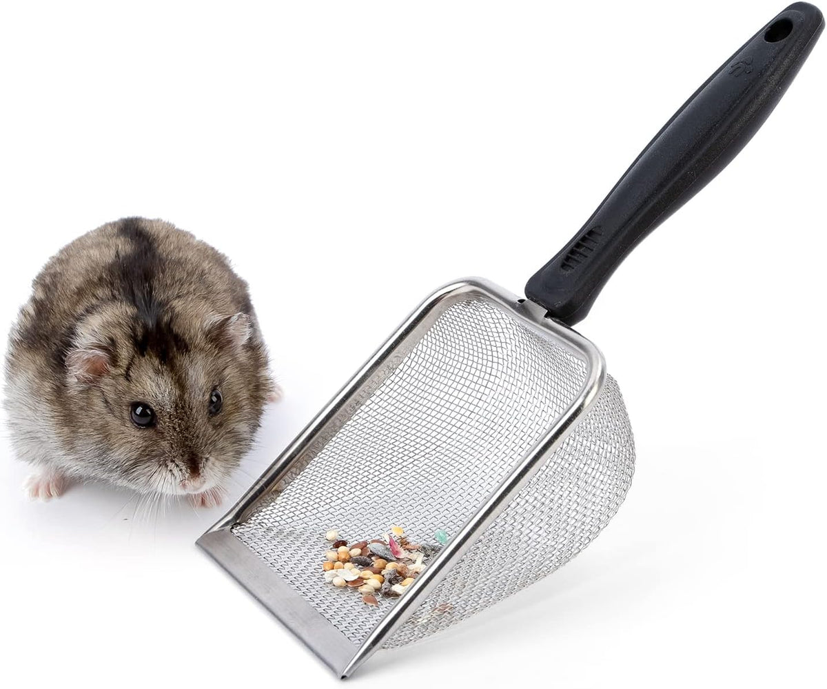 Niteangel Hamster Sand Bath Scoop: Can Removes Clump Waste Keeps