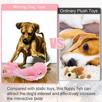Mity rain Interactive Lobster Dog Toy – Essentials for Dogs - Whale - image 4