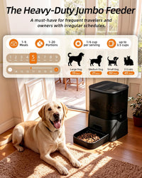 DOGNESS 11L Cordless Heavy-Duty Automatic Dog Feeder for Large Breeds – Essentials for Dogs - image 2