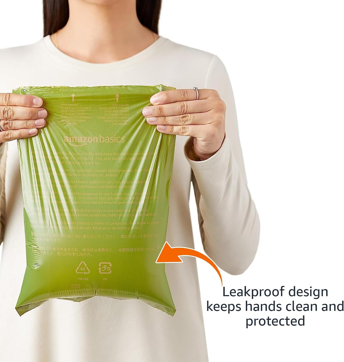 Amazon Basics Premium Leak Proof Dog Poop Bags with Dispenser - 270 Bags - image 4