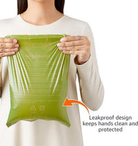 Amazon Basics Leak Proof Dog Poop Bags with Dispenser and Leash Clip, Unscented, 13 x 9 Inches - 810 Count (15 Bags per Roll, 54 Rolls)