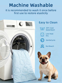 Huafly Dog Cooling Mat,Dual-Sided Cooling Mat for Dogs Cloud Blue – Essentials for Dogs - XL: 60.0" L x 40.0" W x 0.8"Th - image 2