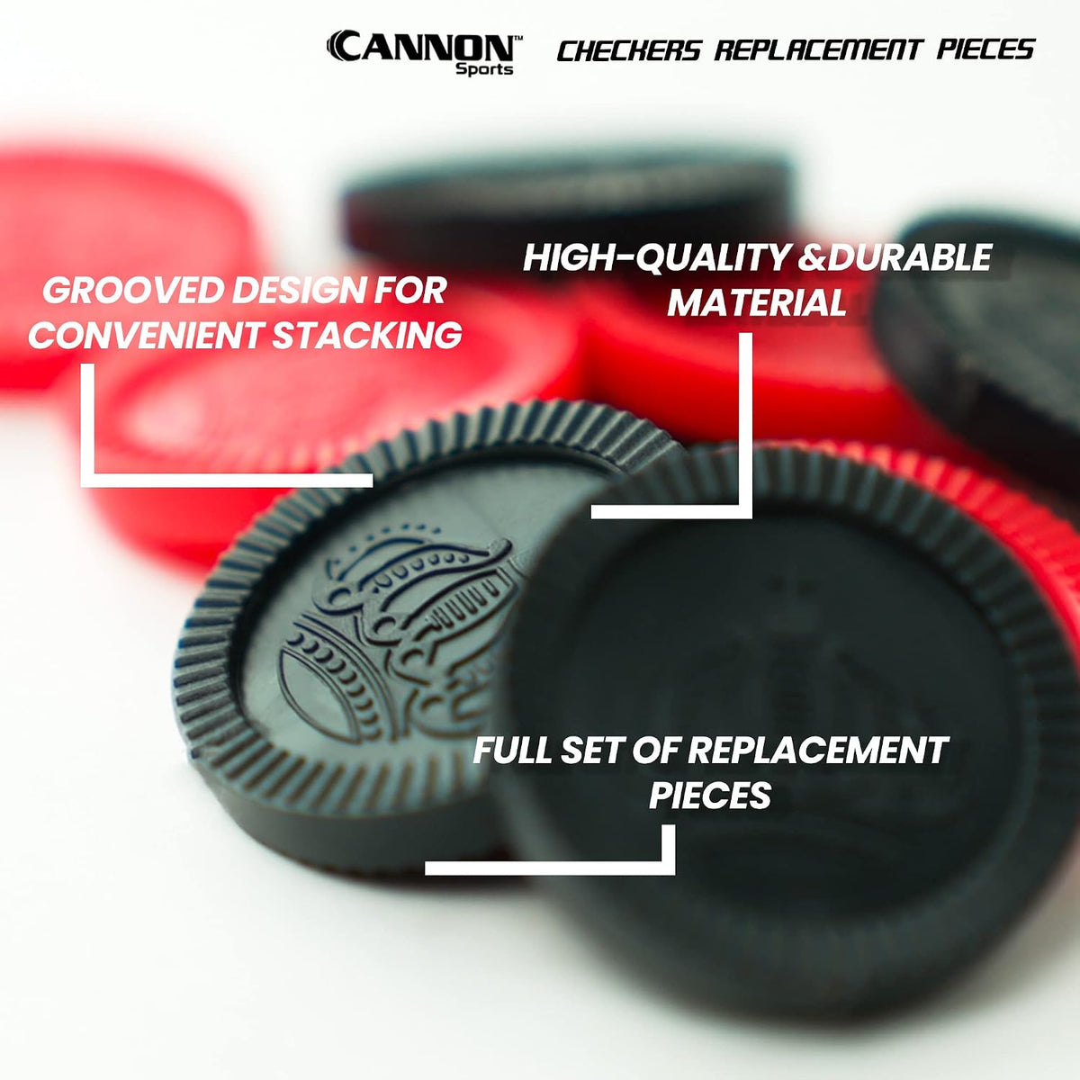 Cannon Sports Checkers Replacement Pieces - image 2