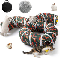 Cat Tunnel for Indoor Entertainment - Octopus-shaped With Mat