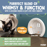 Gnome Door Cat Door for Interior Doors - White - image 3
