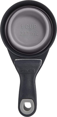 Dexas Popware for Pets Collapsible Klip Scoop - 1 Cup Capacity (Pack of 2) / Light Gray - image 3