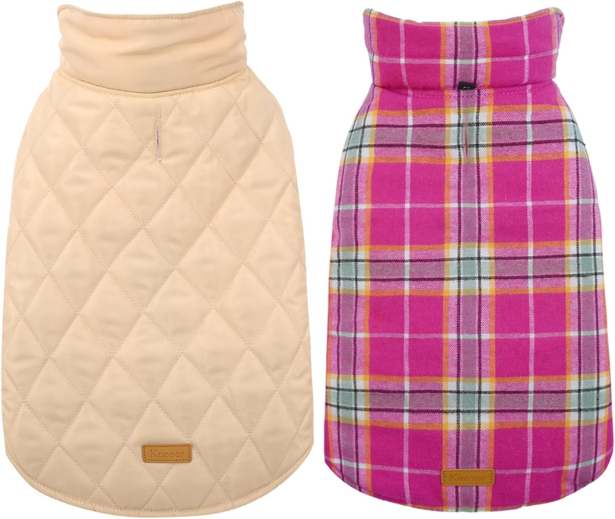 Kuoser Waterproof Dog Coat - Rose / X-Small (Pack of 1)