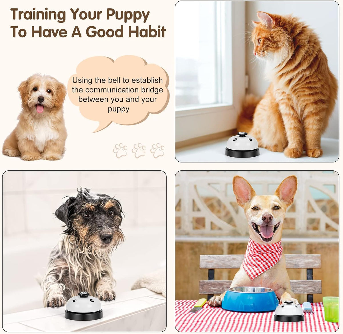 JEXCULL Pet Training Bells - Small - image 4