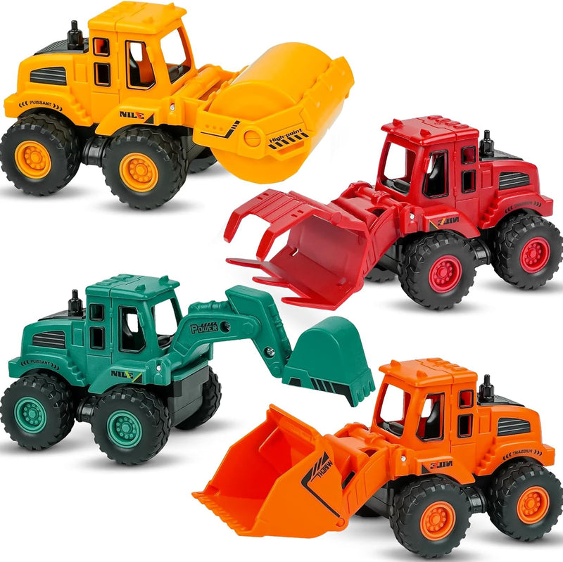 Beestech Construction Truck Toys for 3 4 5 Year Old Boys Toddler – Fun for Kids & Family