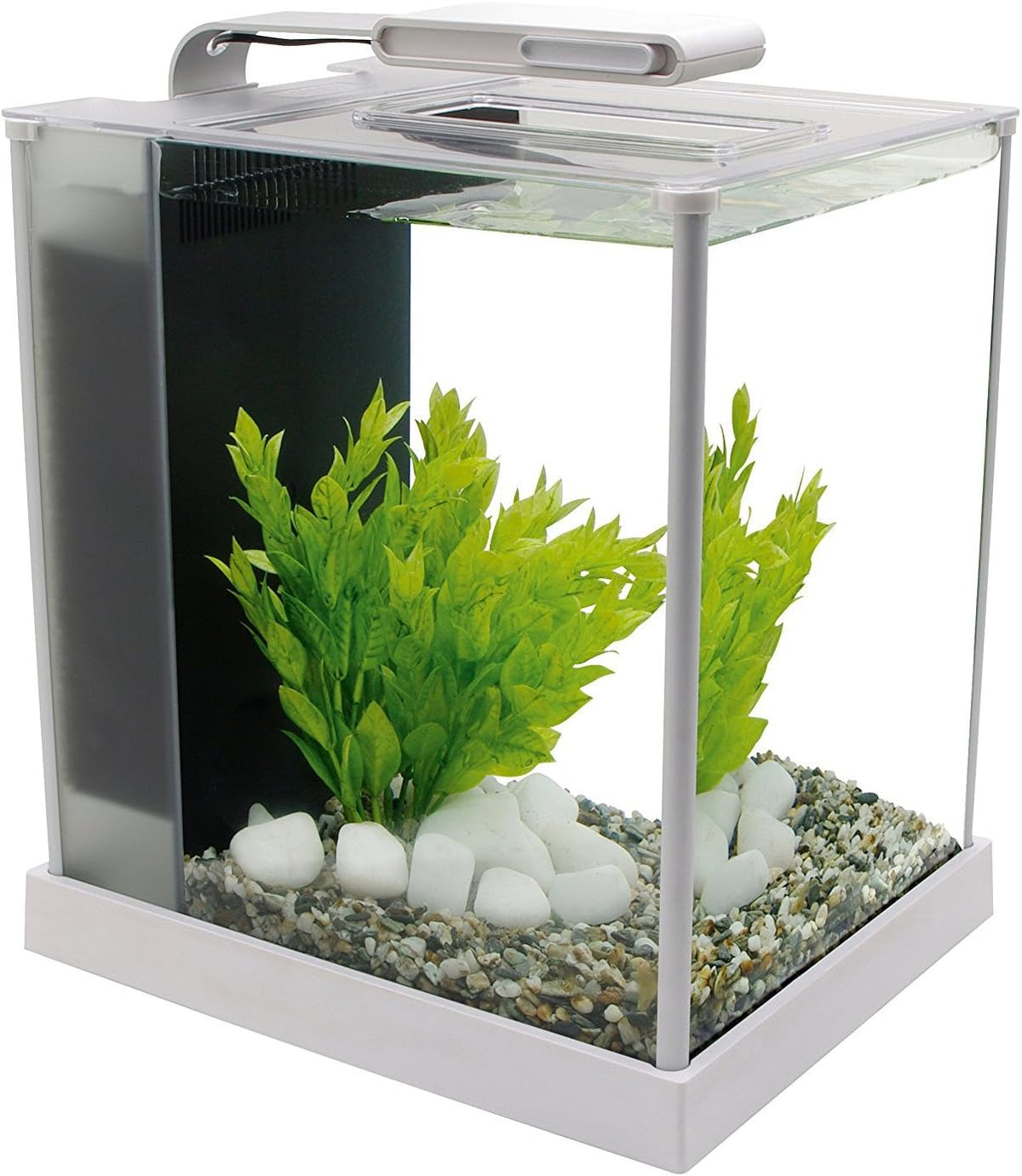 Fluval SPEC Aquarium Kit – Essentials for Fish - 2.6 Gal. / White