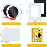 Nabance Inkless Paw Print Kit for Dogs, Cats - Black / 2-Pack - image 3