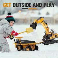 KIDMARKT Remote Control Excavator Toy for Boys - Dump Truck - image 4