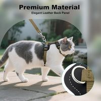 Plutus Pet Adjustable Cat Harness and Leash Set - Brown - image 3