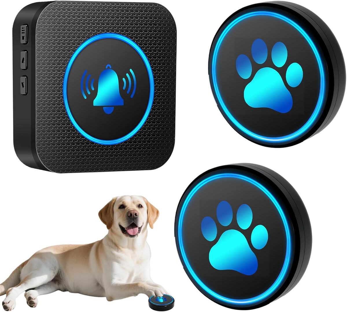 Dog Door Bell for Potty Training - 2 Button