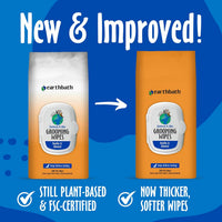 earthbath Oatmeal & Aloe Grooming Wipes - Vanilla & Almond / 100 Count (Pack of 2) - image 3