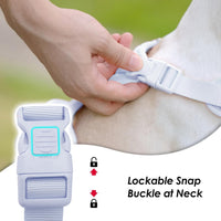 Sunraymascota No Pull Dog Harness for Medium Sized Dogs Puppy Vest - Light Blue / XL(Neck:24.8-38.6", Chest:29.1-45.3") - image 2