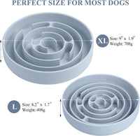 Coomazy Extra Large Slow Feeder Bowl - Blue / XL - image 2