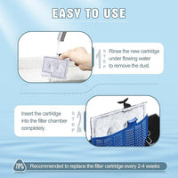 6 Packs Small Filters Cartridges Compatible with Aqueon Small Filter Carbon Filter Cartridge Compatible with Aqueon QuietFlow E Internal Power Filter 10 and 1/2.5/5 Gallon Minibow Aquarium Filters