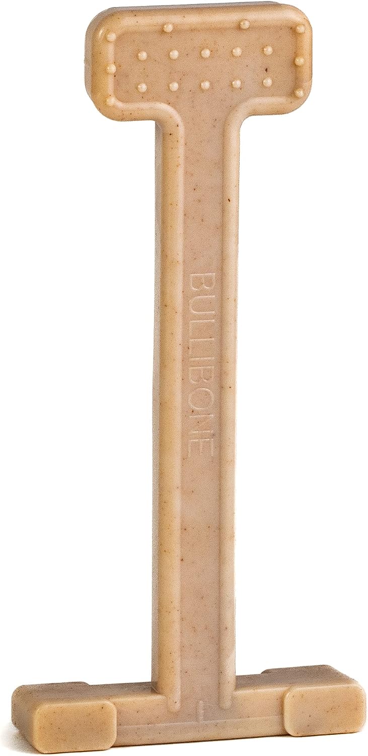 Bullibone Nylon Dog Chew Toy for Aggressive Chewers - Beef / Large - Single