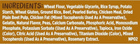 Rachael Ray Nutrish Soup Bones Dog Treats, Beef & Barley Flavor, 6 Bones