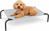 Raised Pet Cot for Small Pets – Essentials for Dogs - Small / Grey