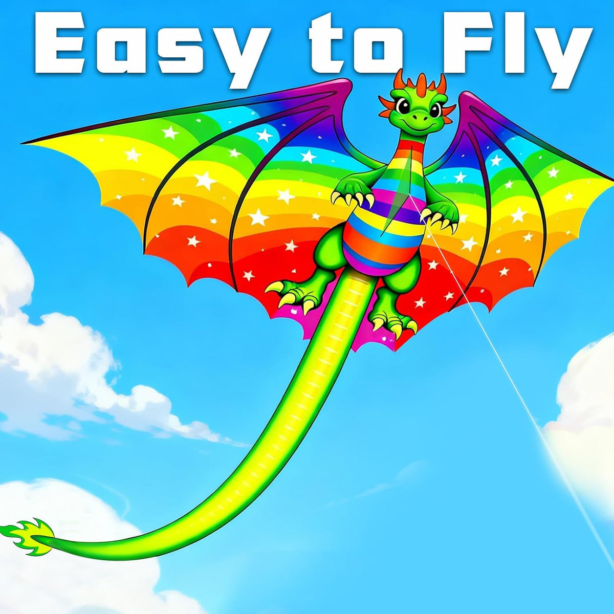 Kite for Kids Ages 4-8-12 & Adults - 2Pcs Dinosaur Kites - image 3