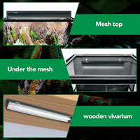 T5 Reptile Light Fixture Combo Kit 24W Light Fixture Reptile - 24W-Green / 24W 22.7IN Green - image 3