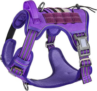 AUROTH Dog Harness for Large Dogs - Purple / S(Neck:14-21",Chest:20-31"),18-35 lbs