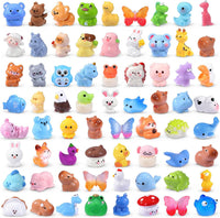 DIYDEC 60PCS Luminous Mini Resin Animals 60 Styles Miniatures Glow - 68pcs Mini Resin Toy