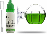 Glass CO2 Drop Checker – CO2 Monitor Kit for Aquarium Planted Tank CO2 System – Essentials for Fish