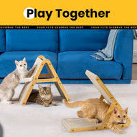 Conlun Vertical Cat Scratcher - 2 Pack-Small for Kittens under 10LBS / Light Wood - image 3