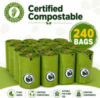 Certified Compostable Handle-Tie Dog Waste Bags, 16 Refill Rolls - image 3