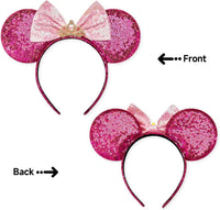 RAZKO Mouse Ears Headband - Rose Red Crown - image 4