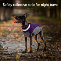 Dog Winter Jacket Cozy Reflective Waterproof Windproof Warm Pet - Large / Purple - image 3