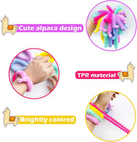 30 PCS Stretchy Fidget Toy, Sensory Fidget Worm Stretch Toys - Alpaca - image 3