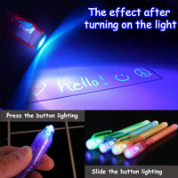32 Pack 2 Style Invisible Ink Pen with UV Black Light Secret Spy Pens – Fun for Kids & Family - 32 Pack - image 3