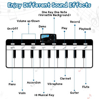 Floor Piano Mat, Musical Toys for 1-3 Year Old Boys & Girls Dance Play Mat – Fun for Kids & Family - 43.3*14.17 inches - image 2