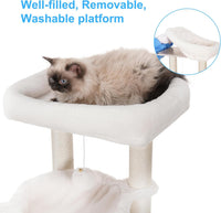 Hey-brother Cat Tree Tower - XL (28.4"×17.7"×61.0") / Rustic Gray - image 4