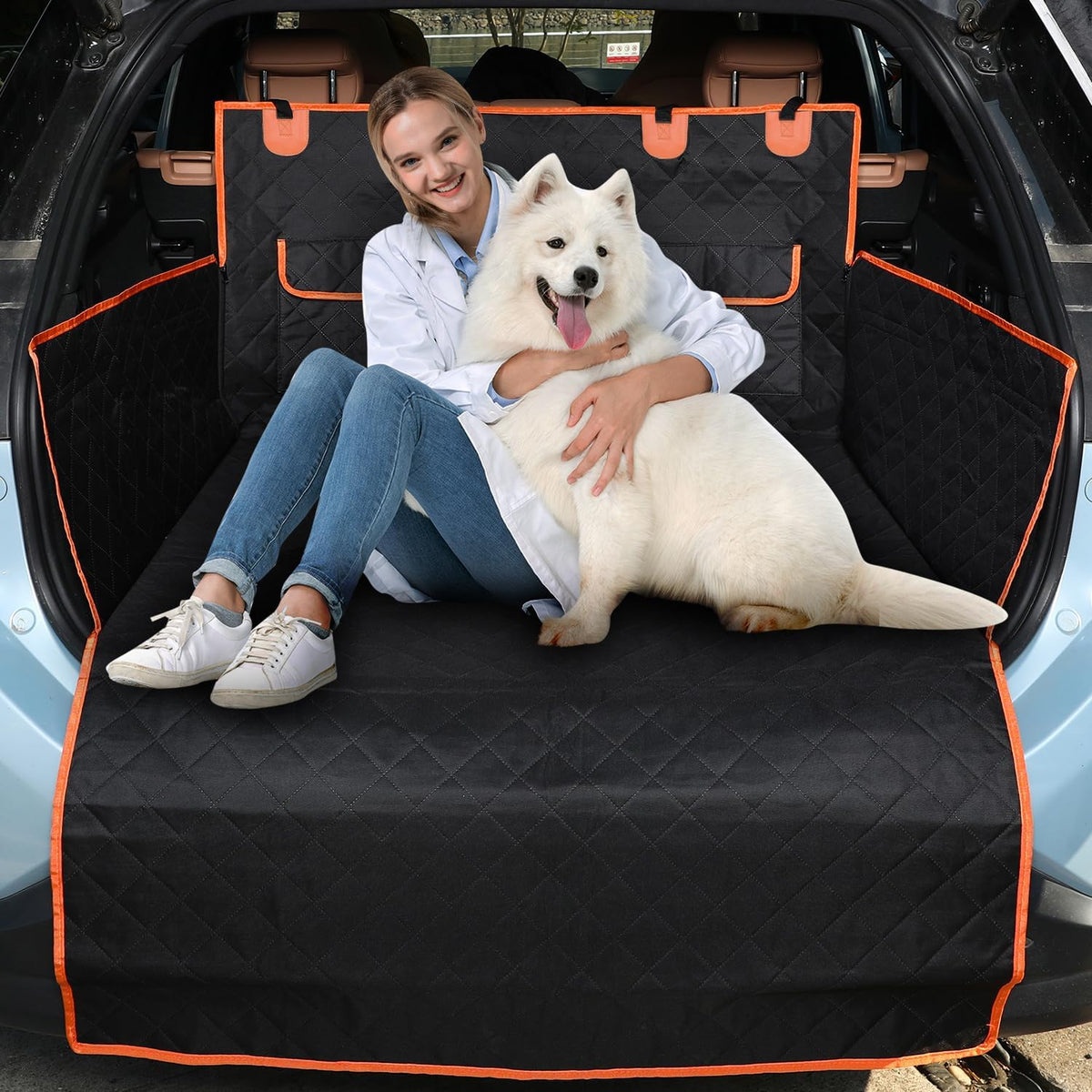 NESTROAD SUV Cargo Liner for Dogs - Black / Standard