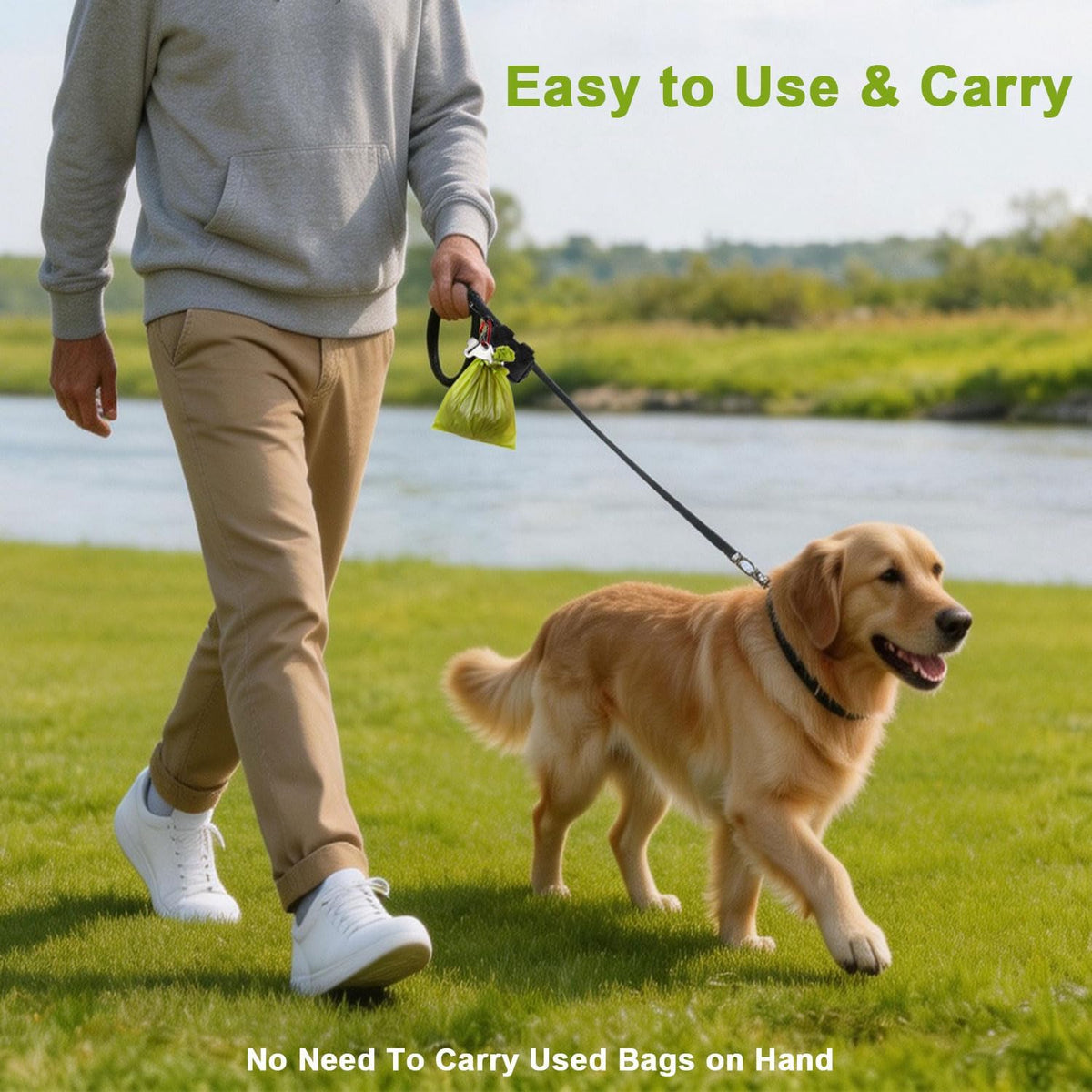 Dog Poop Bag Holder Leash Dogs Waste Bag Clip Dispenser Plastic - 1 Count (Pack of 1) / ['Red'] - image 2