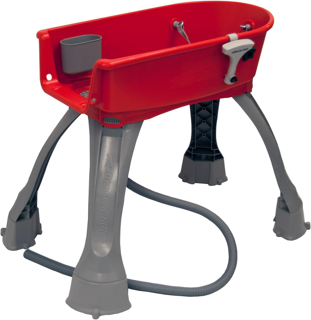 Elevated Pet Bathing Medium – Essentials for Dogs - Red