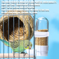 Automatic Bird Feeder and Water Dispenser, Budgie, Lovebirds - White 90ml - image 4