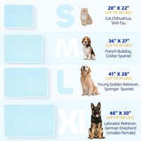Mora Pets Dog Cooling Mat Instant Pet Cooling Pad Bed for Large Dogs - Blue / 36-Inch (Medium) - image 4