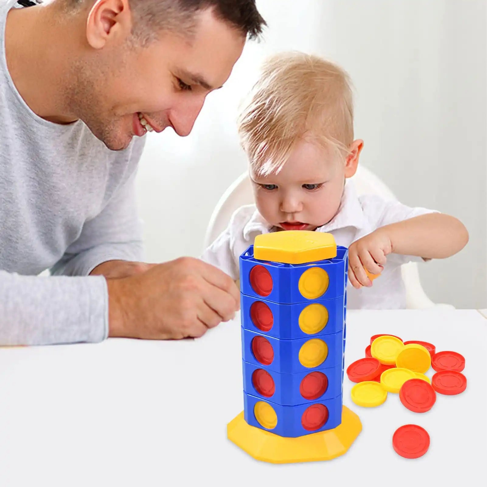 MEACAOFG Children's Educational Rotating Chess