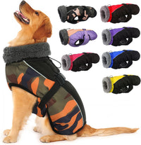 IECOii Extra Warm Reflective Dog Coat - Small(Chest:12.6-16.5 in) / Orange Camo