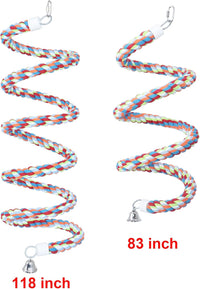 Kintor Bird Rope Bungee Perch - 118inch - image 2