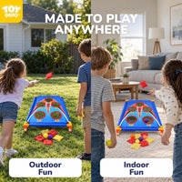 TOY Life Bean Bags Toss Carnival Games, Cornhole - 2-Pack Bean Bag Toss Game - image 2
