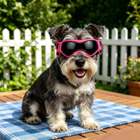 Enjoying Clear Dog Goggles Medium to Large Breed - Stylish Pink / Medium Breeds - image 3