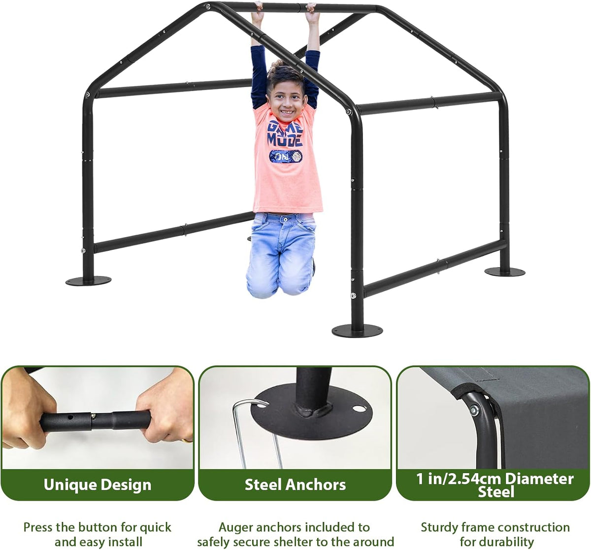 Large Dog Shade Shelter for Outside - Grey / Large - image 4
